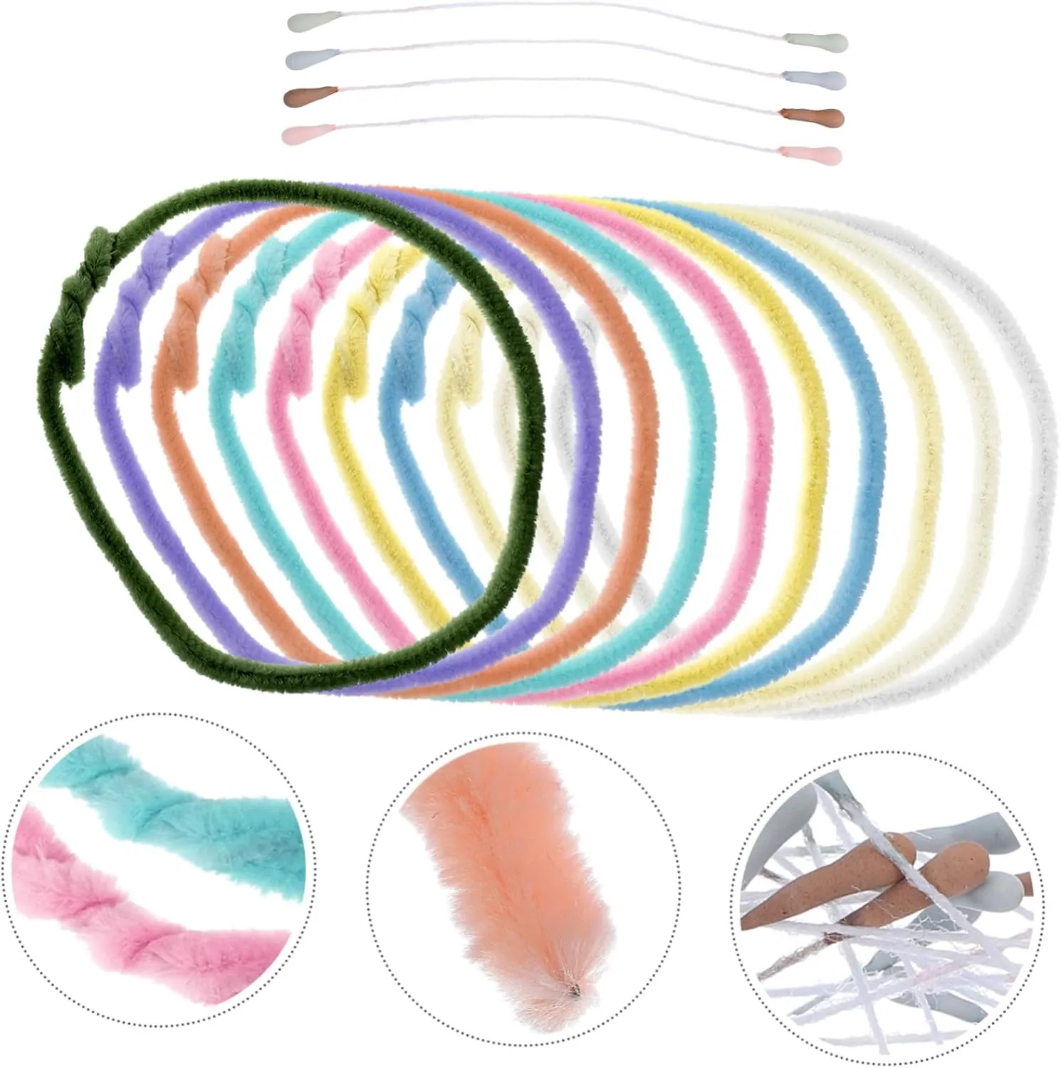 for impersonal piecework heading introduction counselor Projects for Classroom Handicrafts and Activities 10pcs*4 Angoily 4sets 10pcs Chenille Wires for DIY Crafts Jumbo Twisted Chenille Stems Creative Craft Supplies 