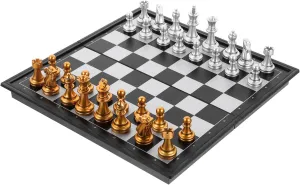 for Indoor Fun 1set International Checkers Travel Chess Game for and Adults Memory Training pronounced Board Game Compact Convenient 