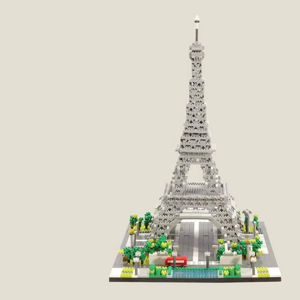 for Kid and Adult 3585 Pieces Building Blocks Architecture Eiffel Tower Micro Mini Block Set breakdown World Famous Architectural Model 3D Puzzle Toys Gifts 