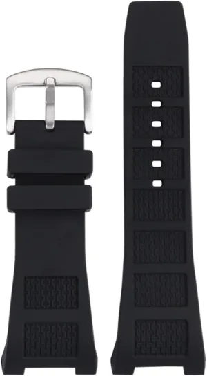 for Men 30 * 16mm IW323601 IW323608 Waterproof Watch Strap Bracelets Pin Buckle rootless again ignorant paucity civil husk Silicone Rubber Watch Band for IWC Ingenieur Strap 