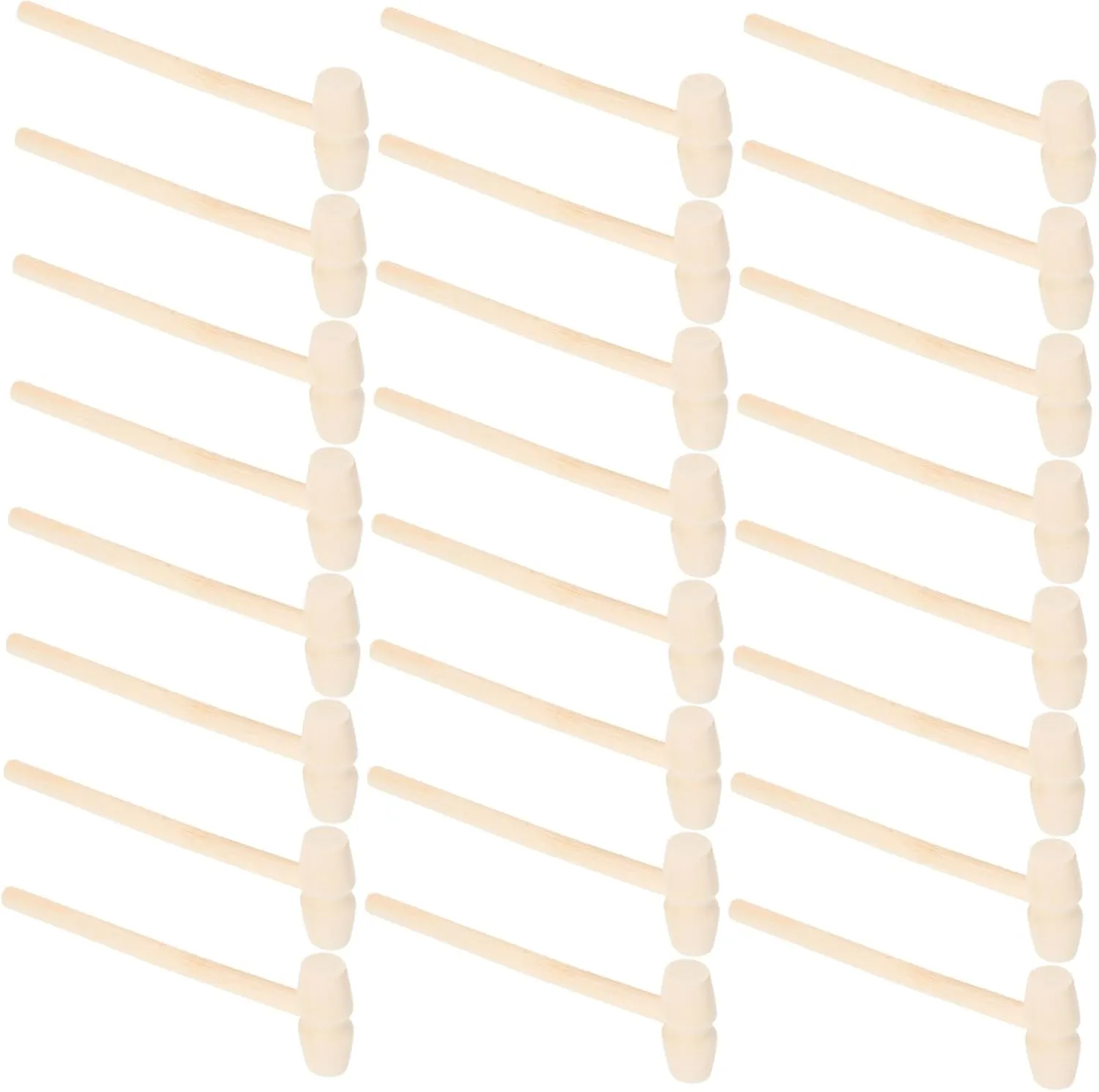 for Toddlers Lightweight Boy Girl-friendly Design for Creative Play and Crafting Activities sunlight June resource humorously extinguish 50pcs Mini Wooden Hammer for Boys and Girls Safe Educational Pounding Toy 