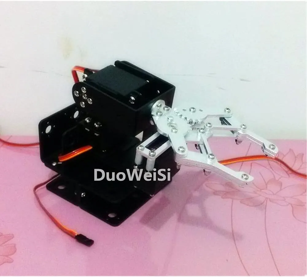 Freedom - (Color: Assemble Charge) Lysee 3D Printer Parts & Accessories - 3 DOF Robotic Arm Short Arm/Minimal 3D Rotating Robot/Smart Car belie PTZ Robot DIY Accessories 3 Degree of 