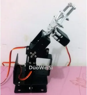 Freedom - (Color: Assemble Charge) Lysee 3D Printer Parts & Accessories - 3 DOF Robotic Arm Short Arm/Minimal 3D Rotating Robot/Smart Car belie PTZ Robot DIY Accessories 3 Degree of 