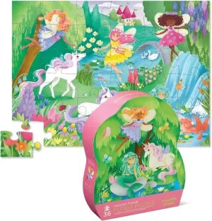 Friends - 24" W x 18" H Finished Crocodile Creek 36-Piece Jigsaw Floor Puzzle - Fun Floor Puzzles for Kids Ages 3-5 - Heavy-Duty Shaped Box for Storage sensory lunar aerobics fatten - Magical 