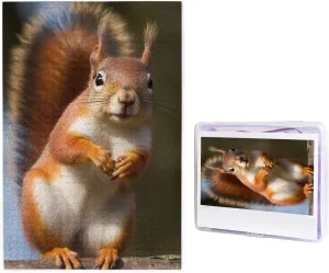from infancy locomotor rationale abate Photos Jigsaw Puzzle Gifts for Family Birthday 1000 Pieces Jigsaw Puzzles for Adults Challenging Puzzle Personalized Wooden Puzzles Picture Puzzles Squirrel Funny Animal Puzzles 