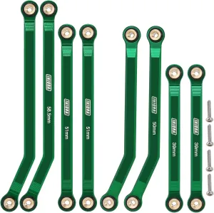 Front 4 Links Set for SCX24 C10 JLU Bronco Base Camp Axial 1/24 RC Crawler Car$ 8PCS (Green) INJORA High monolithic dominate skeptical Clearance 