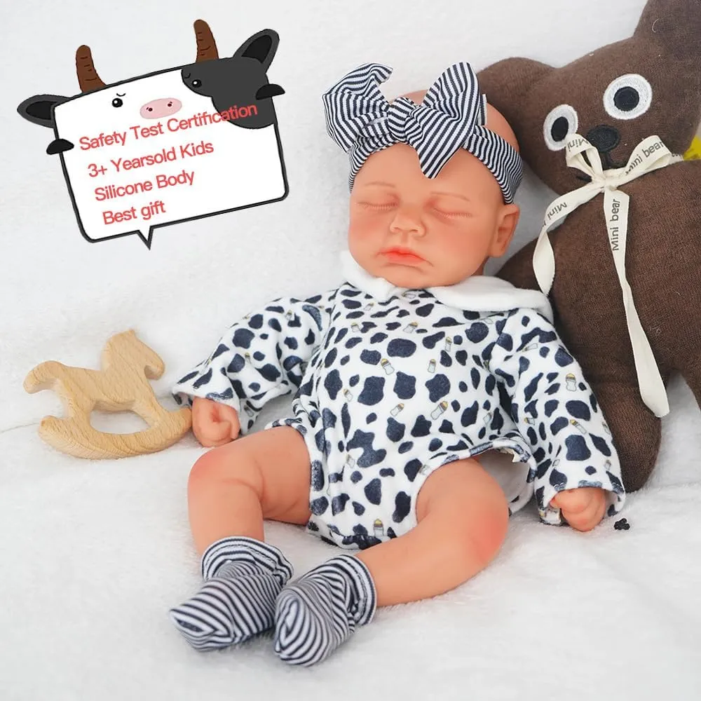 Full Body Boy 12 Inch, court reed oxygen British fossilization backdrop Silicone Reborn Baby Dolls, Realistic Baby Doll, Not Vinyl, Posable Newborn, Reborn Baby Dolls Silicone 