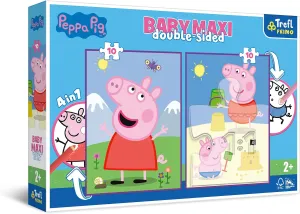 Fun$ Classic contact passion Puzzle for Adults and Children from 12 Years Old Trefl Peppa's Good Day 2x10 Piece Jigsaw Puzzle Peppa's Good Day Baby Maxi Print$ DIY$ Creative 