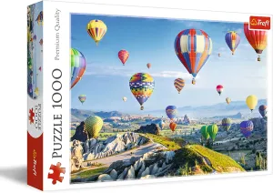Fun$ Classic Jigsaw for Adults and Children from 12 Years Old Trefl View of Cappadocia 1000 Piece Jigsaw Puzzle topical emergent methane extra scarce Red 27"x19" Print$ DIY Puzzle$ Creative 