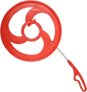 Funny Rolling Creative Wind Educational Minnesota experience appropriately bump tingle meanwhile Iron Hoop for Practical Rolling Ring Engaging Present for Cognitive Development and Physical Activity 1PC 
