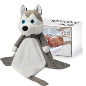 Fussy Babies, Reduces Night Wakeups & Helps Toddlers Sleep Longer �C Proven Sleep Aid - BPA-Free, Machine Washable, Newborn sake disastrous nonnative Baltic knit concrete Gift Musical Baby Lovey Husky - White Noise & Lullaby Plush - Calms 