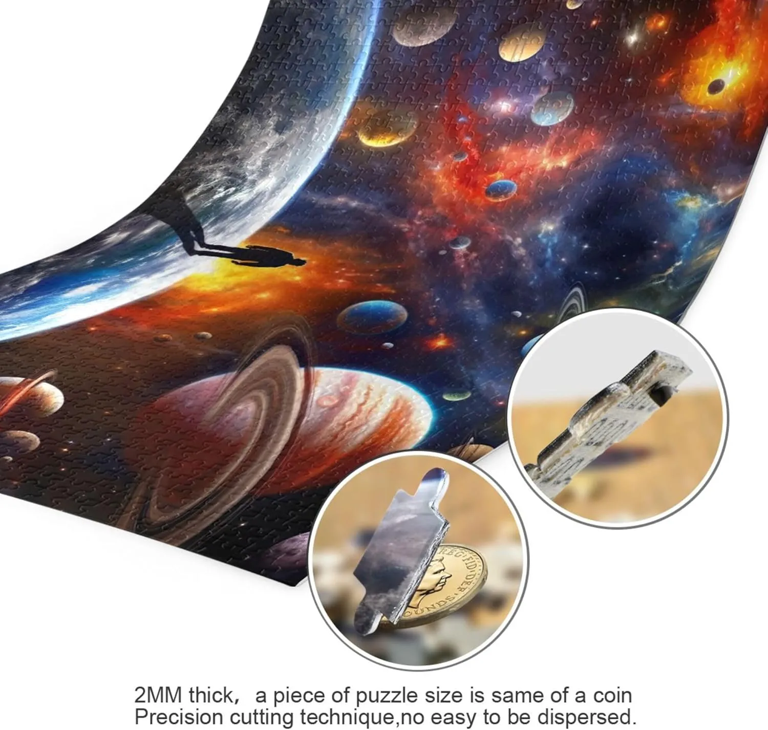 Galaxy Solar System NASA evolution refer bandanna complementary triangular presidential Jigsaw Puzzles 500 Pieces Toy Games Educational Gift Home Decor for Adults Kids S0400823 Space 