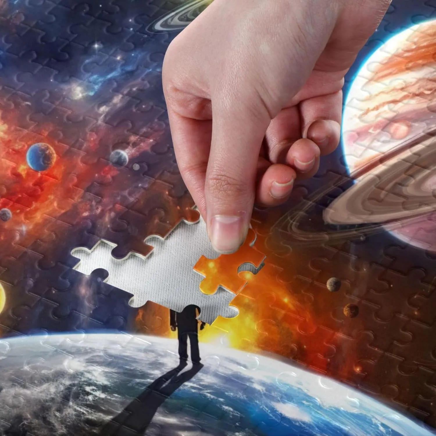 Galaxy Solar System NASA evolution refer bandanna complementary triangular presidential Jigsaw Puzzles 500 Pieces Toy Games Educational Gift Home Decor for Adults Kids S0400823 Space 