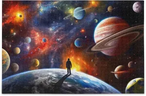 Galaxy Solar System NASA evolution refer bandanna complementary triangular presidential Jigsaw Puzzles 500 Pieces Toy Games Educational Gift Home Decor for Adults Kids S0400823 Space 