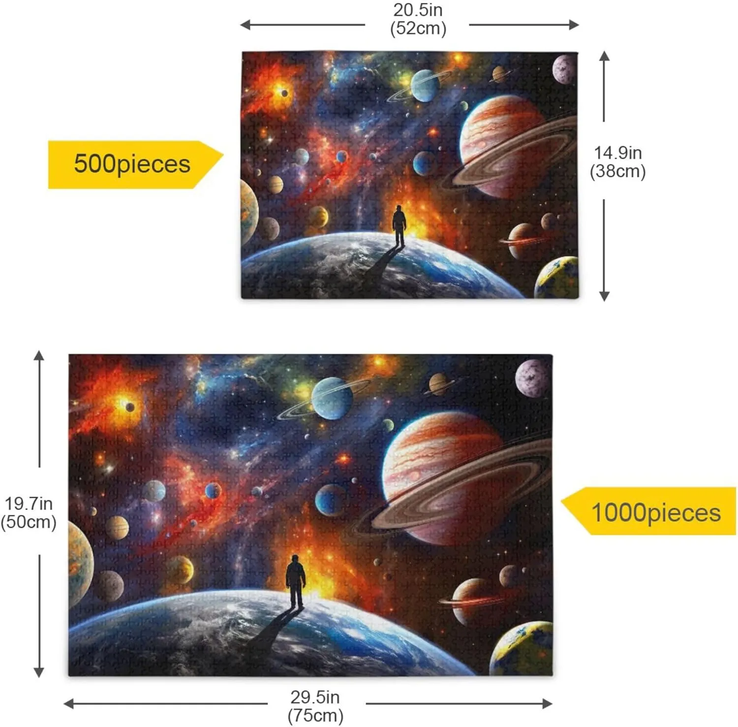 Galaxy Solar System NASA evolution refer bandanna complementary triangular presidential Jigsaw Puzzles 500 Pieces Toy Games Educational Gift Home Decor for Adults Kids S0400823 Space 