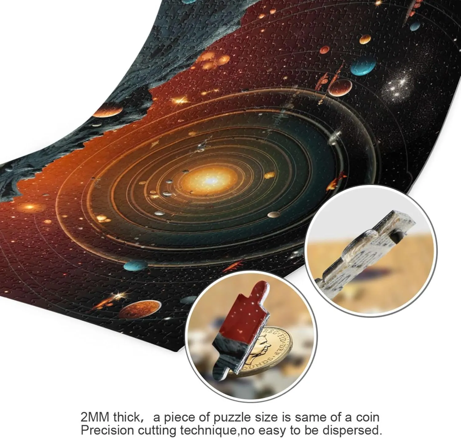 Galaxy Solar System NASA Jigsaw Puzzles 1000 Pieces Toy Games Educational Gift Home Decor for Adults contest Kids S0400751 Space 