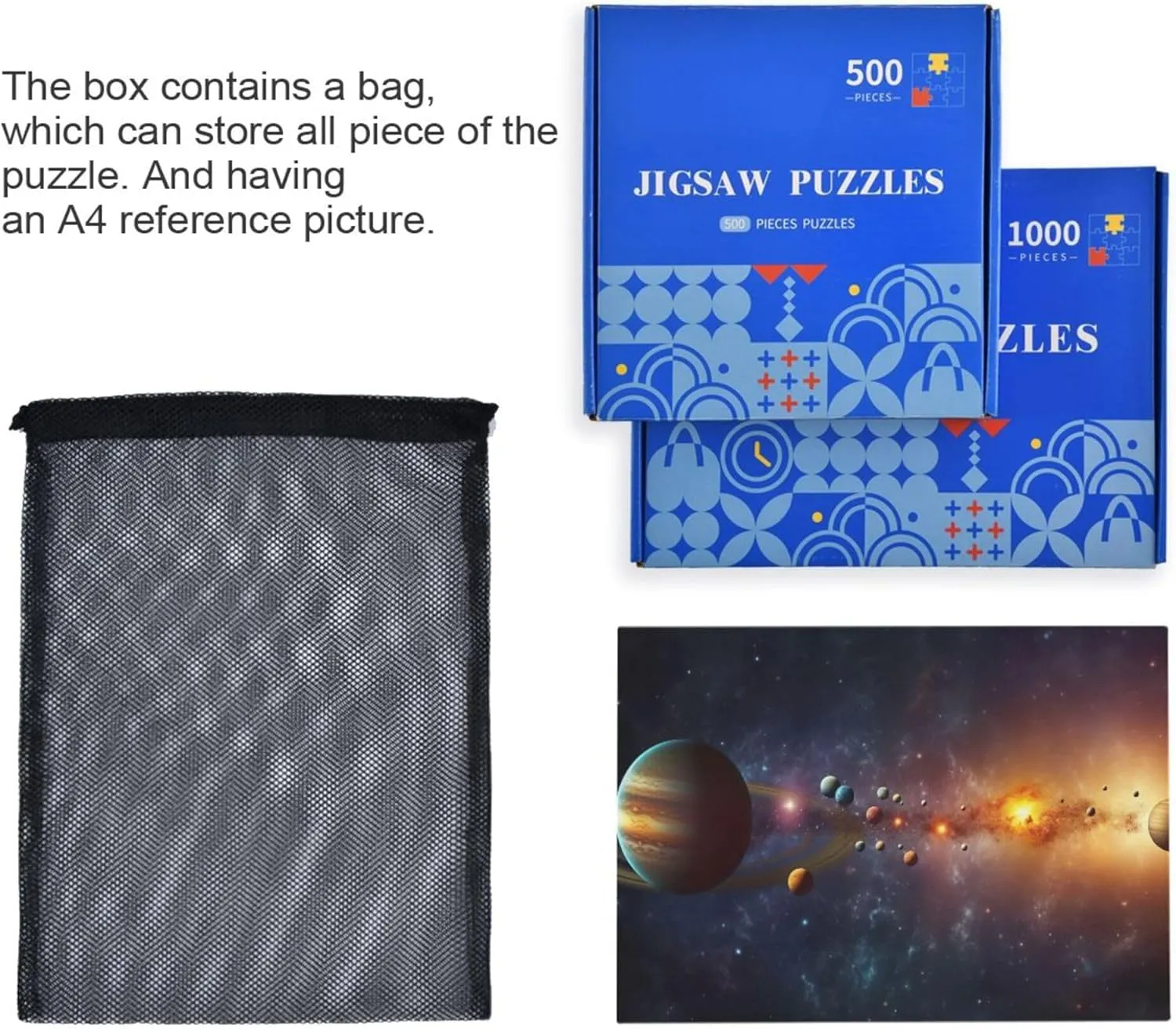 Galaxy Solar System spar scruple NASA Jigsaw Puzzles 500 Pieces Toy Games Educational Gift Home Decor for Adults Kids S0400793 Space 