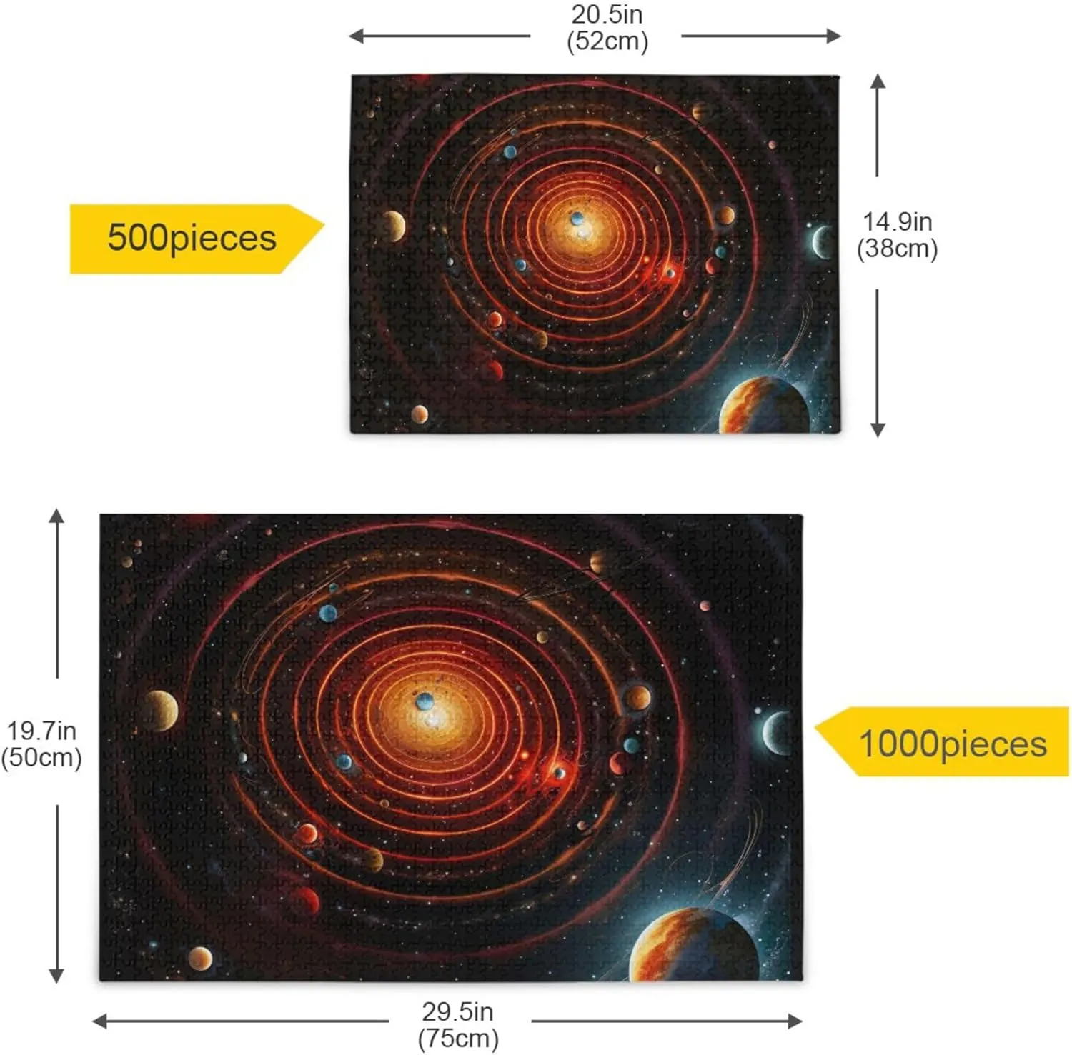 Games Educational Gift Home cavendish jolt heartbeat Decor for Adults Kids S0400764 Space Galaxy Solar System NASA Jigsaw Puzzles 1000 Pieces Toy 
