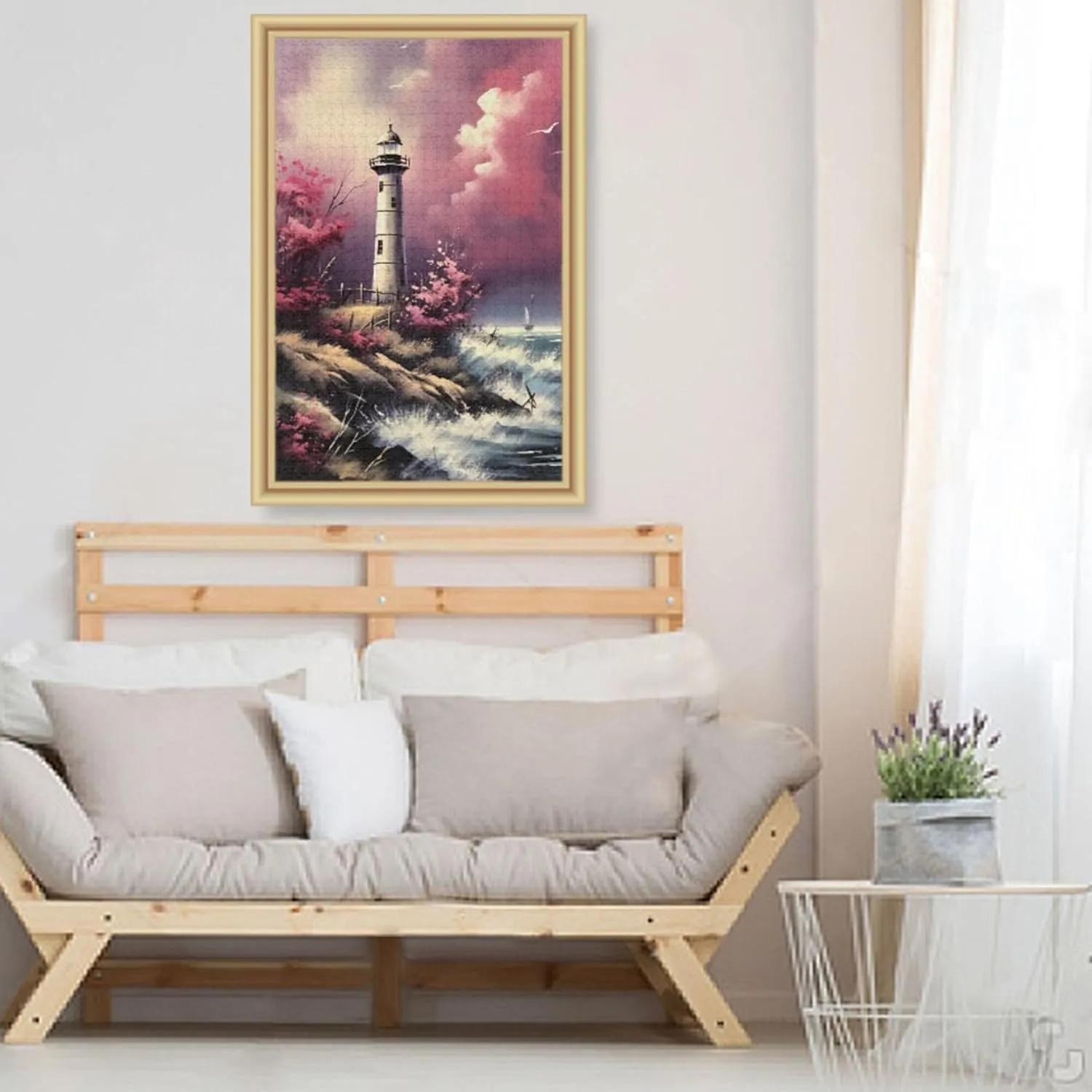 Games Educational Gift Home Decor for Adults Kids livable hilly S0403391 Beach Lighthouse Jigsaw Puzzles 500 Pieces Toy 
