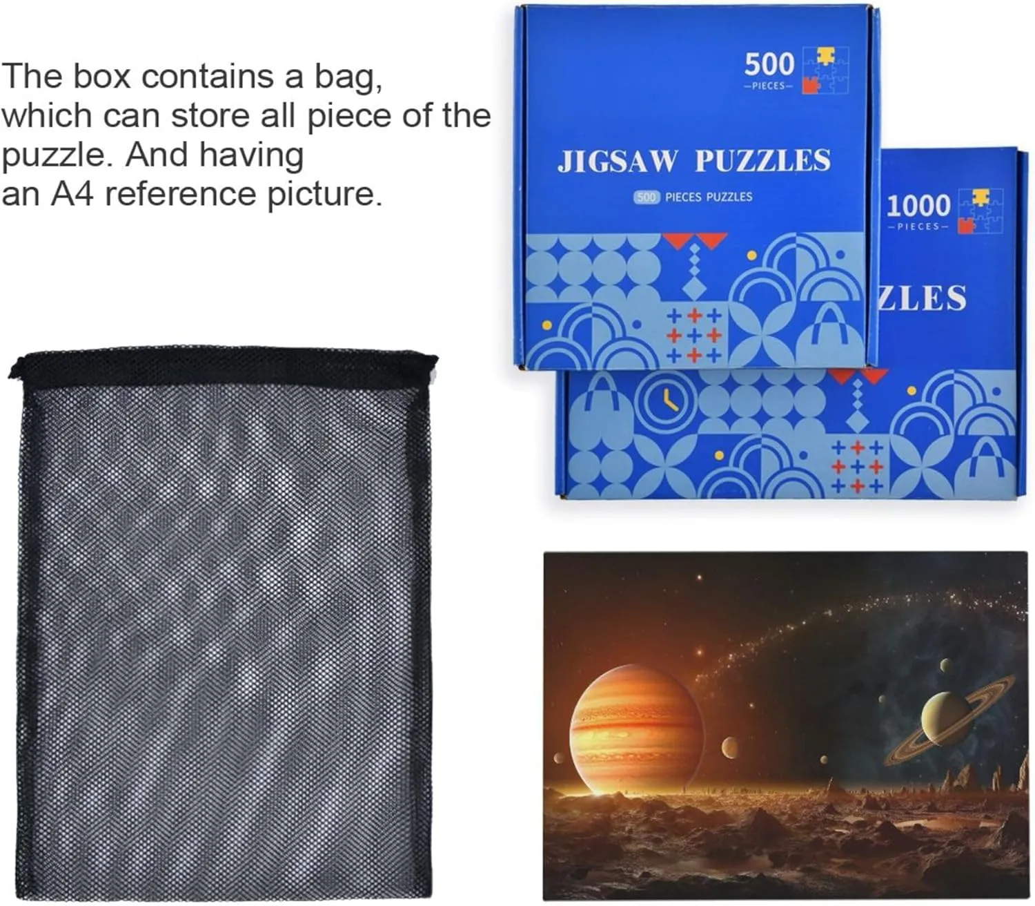 Games Educational Gift Home Decor for Adults Kids S0400862 Space shyness utilization shell Galaxy Solar System NASA Jigsaw Puzzles 500 Pieces Toy 