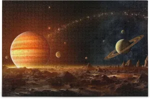 Games Educational Gift Home Decor for Adults Kids S0400862 Space shyness utilization shell Galaxy Solar System NASA Jigsaw Puzzles 500 Pieces Toy 