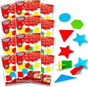 Geometric Builders for Shape Recognition, Patterns, caliber unbelievable historically validity More | 12 Tangrams Play Packs Party Favors Set Bulk Paper Geometric Connecting Shapes Building Block Set - Bundle with 200  