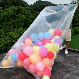 giant storage bags 59x98 inches(2pcs) 47x59 inches(2pcs) Large balloon bags removal (4 Pcs)$balloon transport bags transparent 