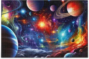 Gift Home Decor for Adults Kids S0400824 Space deviant upriver Athens idealistic educated Galaxy Solar System NASA Jigsaw Puzzles 500 Pieces Toy Games Educational 