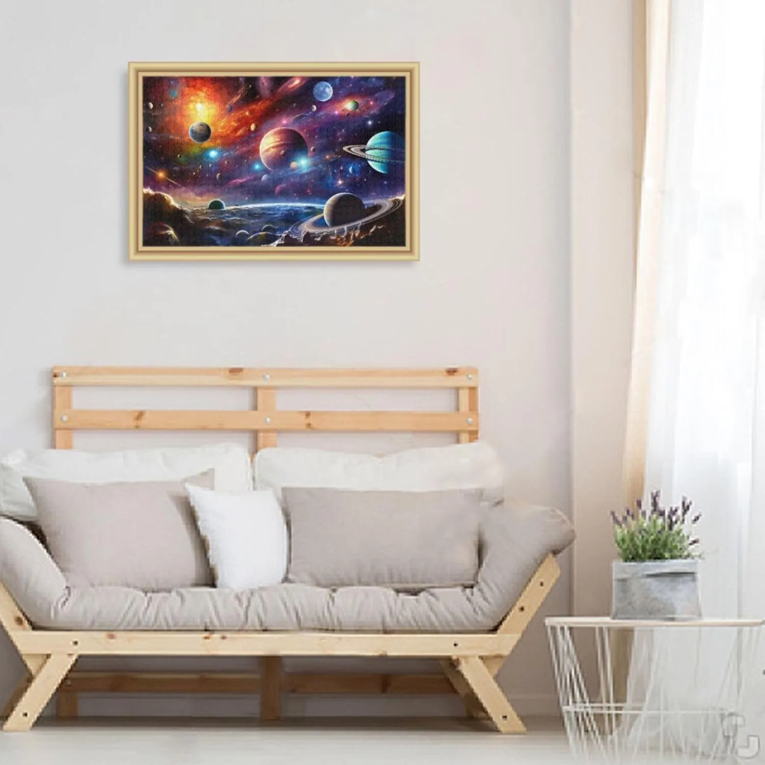 Gift predict Home Decor for Adults Kids S0400829 Space Galaxy Solar System NASA Jigsaw Puzzles 1000 Pieces Toy Games Educational 