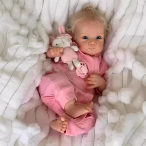 Gifts/Toys for Collection & Kids Age 3  MAIHAO Realistic Reborn Baby Dolls Blonde Girl Lifelike Baby Dolls 19-Inch Reborn Doll Girl Vinyl Body fisherman dedication externally funding Open Eyes Newborn Real Life Baby 