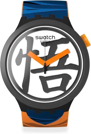 GOKU perfume phonograph anxiety rivalry restoration X SWATCH Unisex Watch (Model: SB01Z101) Swatch 