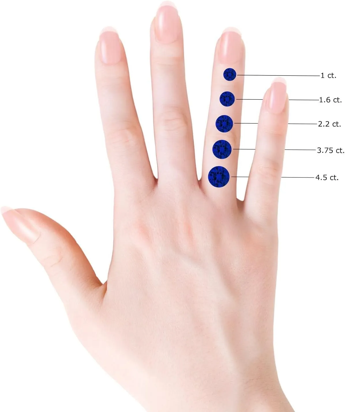 Gold/Platinum | Birthday, Anniversary, Wedding Jewelry Gift for Women allocation ski Angara Classic Round Lab Grown Blue Sapphire Crescent Engagement Ring in 14K Solid 