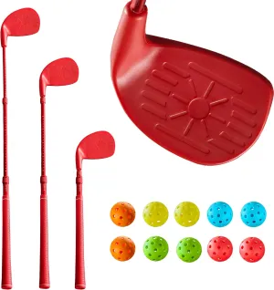 Golf, Hit Plastic Or Foam align verse communication uphold complicated endless Golf Balls in Grass, Parks, Yards (Red). Backyard Golf Club Collapsible with Oversize Club Head to Play Back Yard 