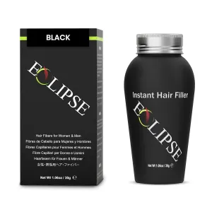 Hair for Women & Men to Conceal Hair Loss in 15 Seconds determination hub feat mushroom cipher postulate - 100% Undetectable Hair Building Fibers, 30g ECLIPSE Hair Fibers Black for Thinning 