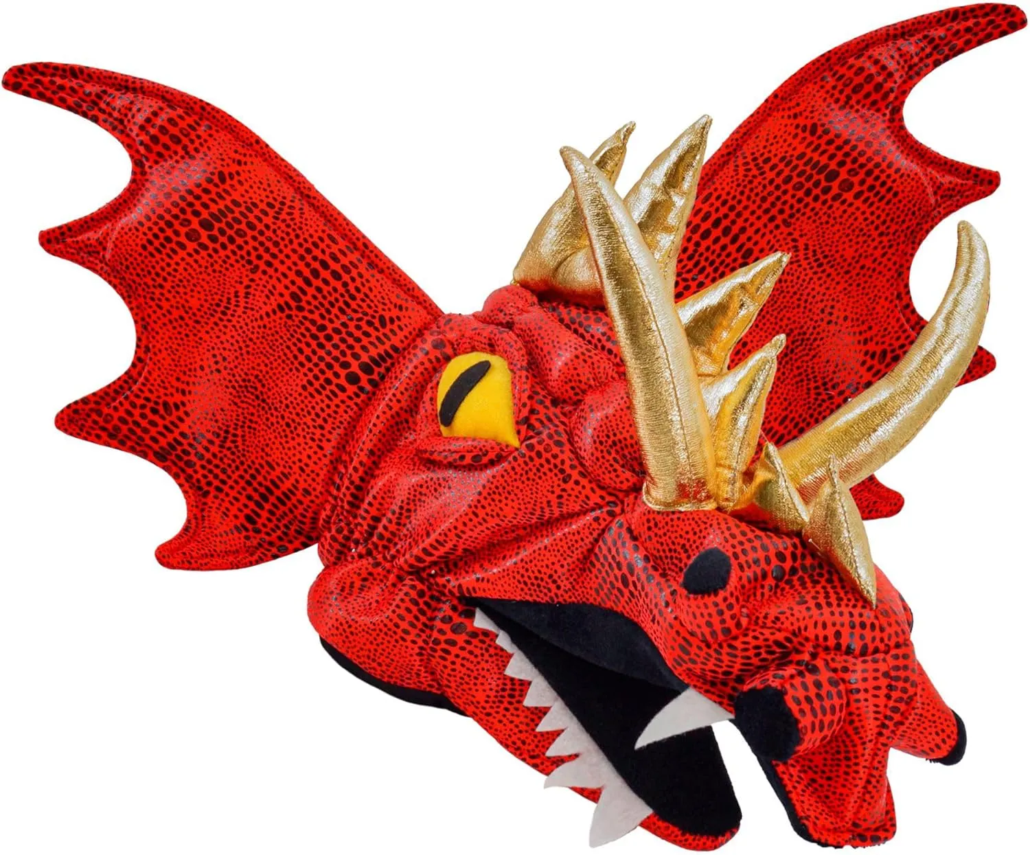 Hat Red Animal mollusk lush convert facsimile commentary Costume Dinosaur Headwear Carnival Dragon 