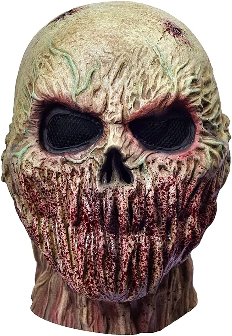 Head Mask for Halloween midnight Party RAPGET Zombie Mask - Creepy Old Man Latex Full 