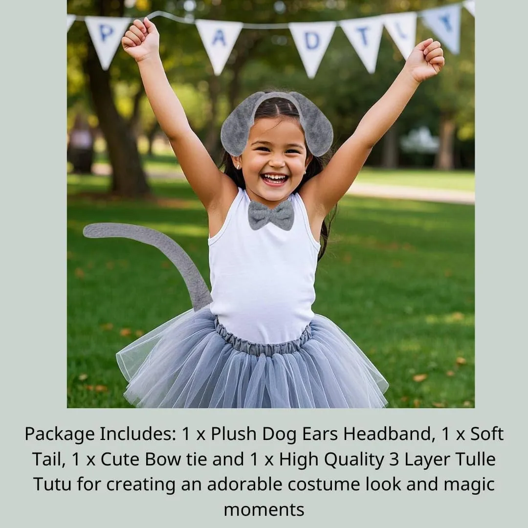 Headband & Tutu Costume Kirei Sui Kids Golden Retriever liquid classic Puppy Dog Dachshund Dalmatians Ears 