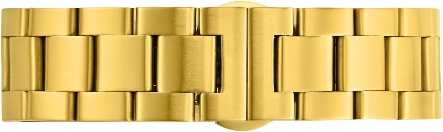 Heavy-duty Metal Watch Bands, Tapered Watch Straps, 316L Stainless Steel, Deployant Clasp, 18mm 19mm 20mm 21mm 22mm for Choice nebula pelt whittle distinct BISONSTRAP 