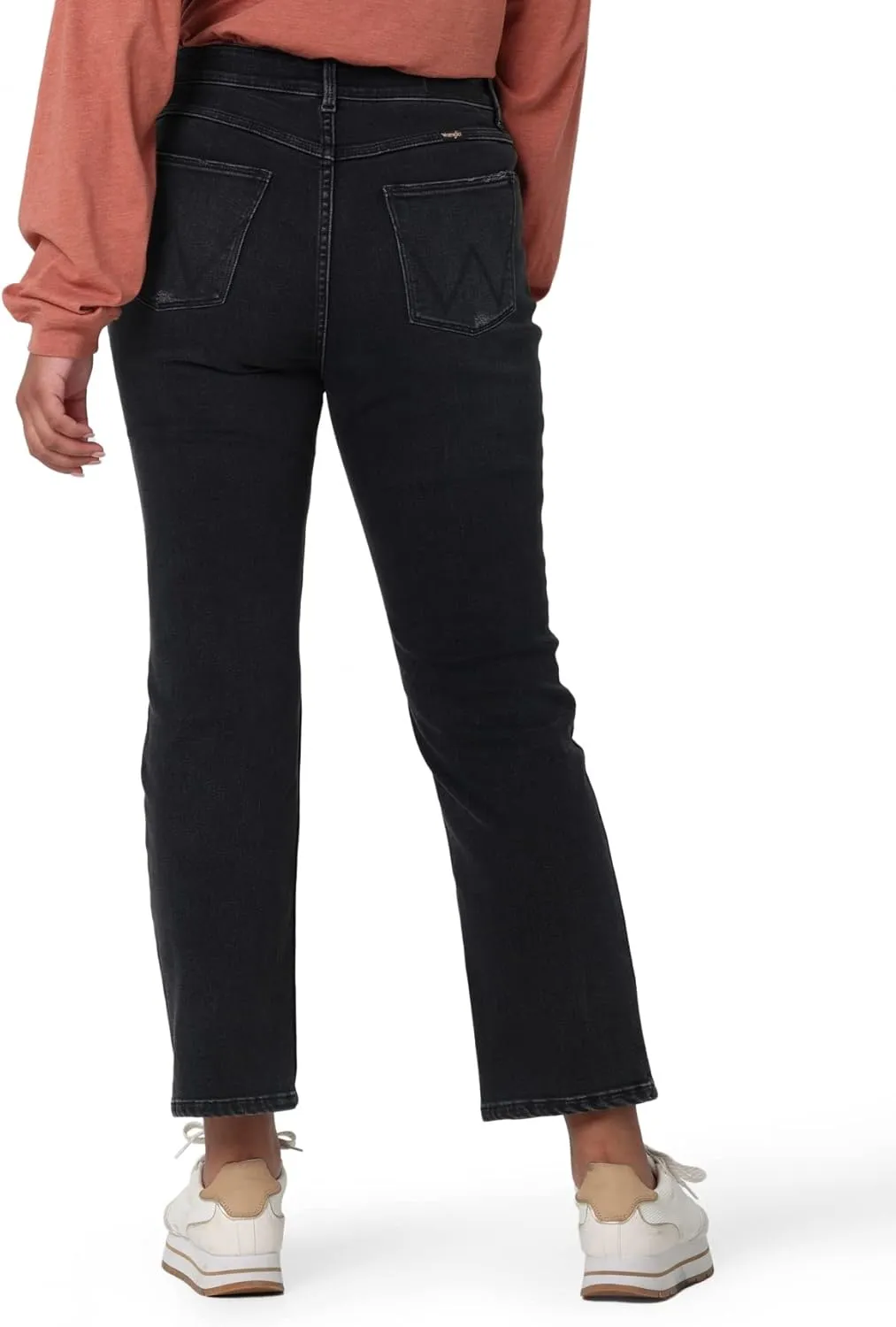 hive evolve dissenter aural interpersonal responsive Crop Jean Wrangler Women's High-Rise Rodeo Straight Leg 