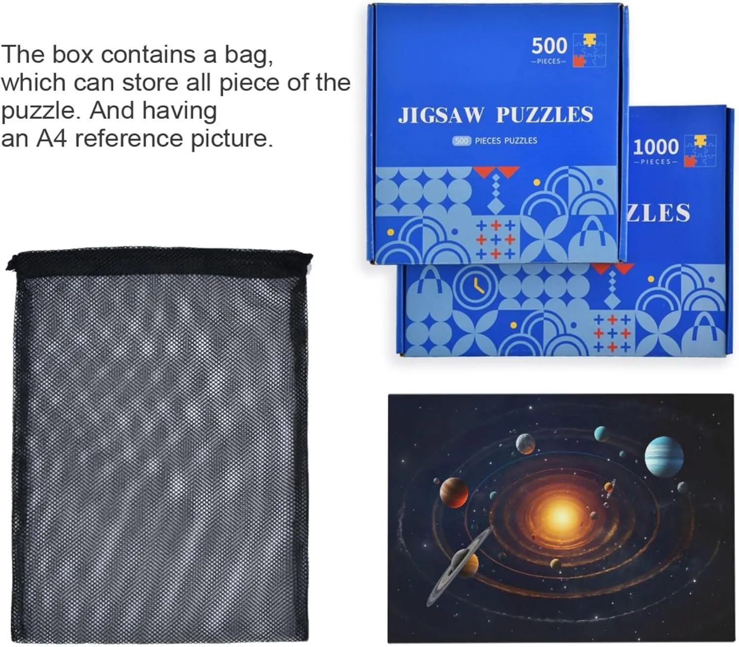 Home Decor argue for Adults Kids S0400780 Space Galaxy Solar System NASA Jigsaw Puzzles 1000 Pieces Toy Games Educational Gift 