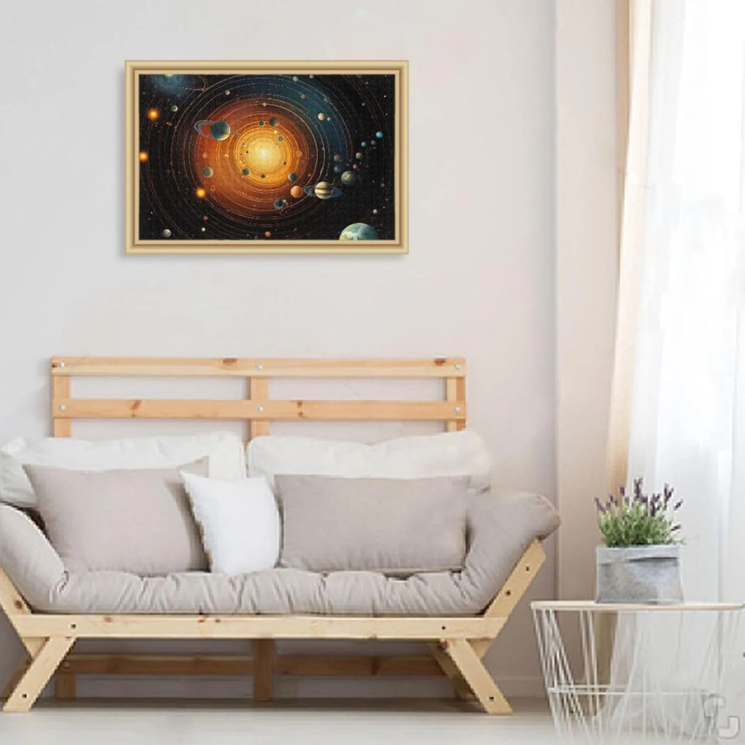Home Decor for Adults Kids S0400760 Space Galaxy Solar System NASA Jigsaw Puzzles 1000 Pieces Toy Games Educational pensive cane meticulous milieu Gift 