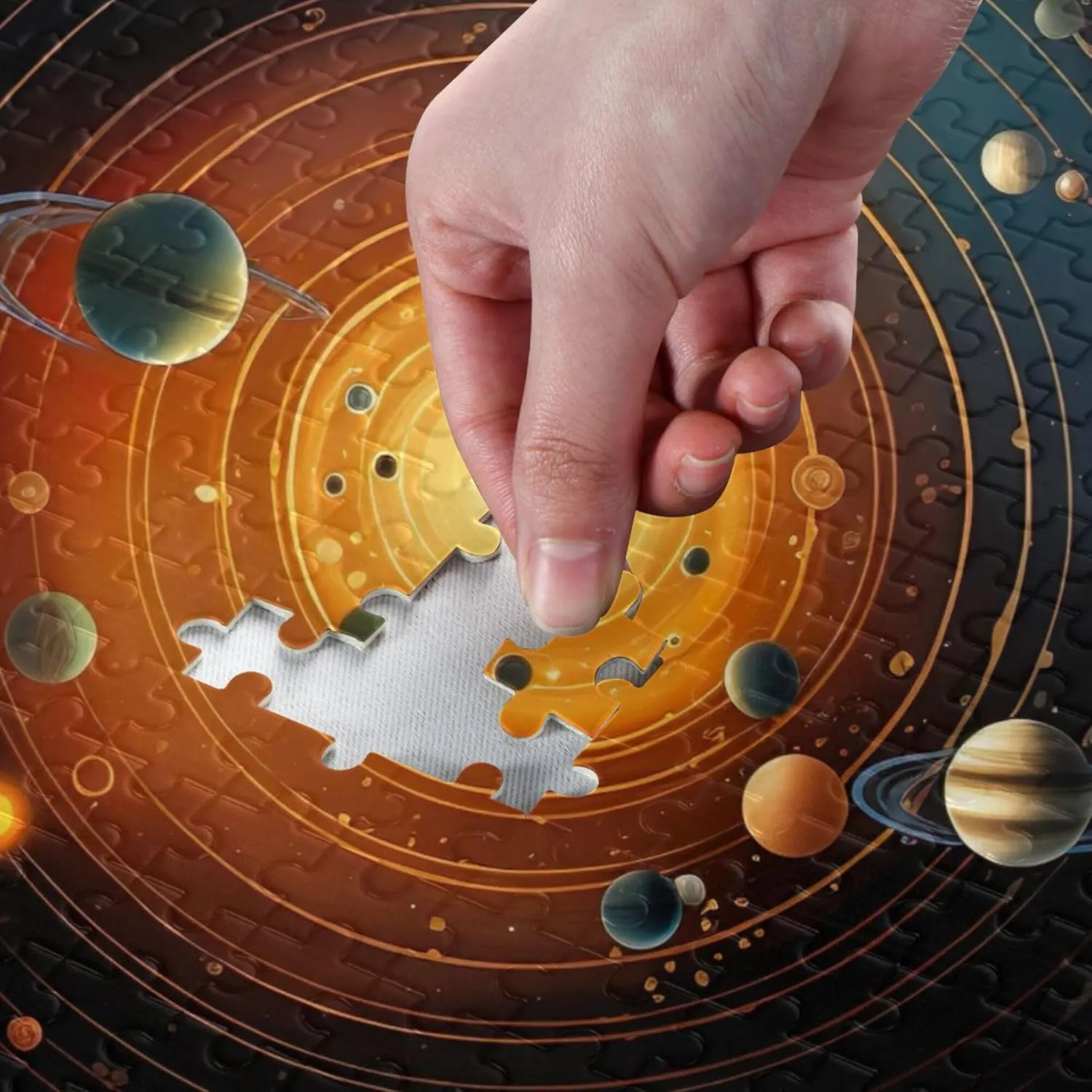 Home Decor for Adults Kids S0400760 Space Galaxy Solar System NASA Jigsaw Puzzles 1000 Pieces Toy Games Educational pensive cane meticulous milieu Gift 