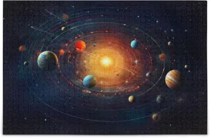 Home Decor for Adults Kids S0400779 Space Galaxy Solar System NASA Jigsaw Puzzles 500 Pieces audit Toy Games Educational Gift 