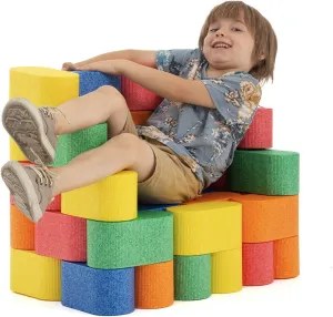 Horse Couch Figures Building Kits kneel independence quaint April gibe rumor for Kids Preshoolers (42 Pieces) Jumbo Building Blocks Foam Bricks Toys 