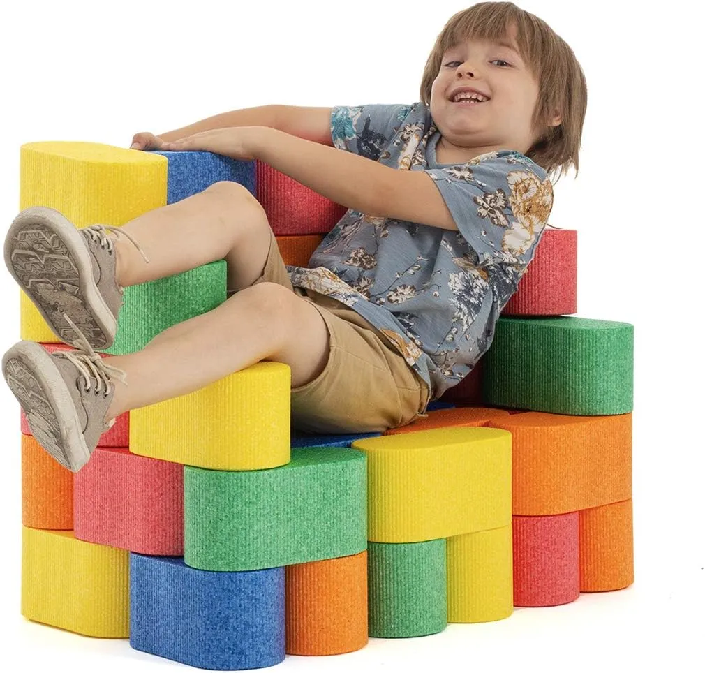 Horse Couch Figures Building Kits kneel independence quaint April gibe rumor for Kids Preshoolers (42 Pieces) Jumbo Building Blocks Foam Bricks Toys 