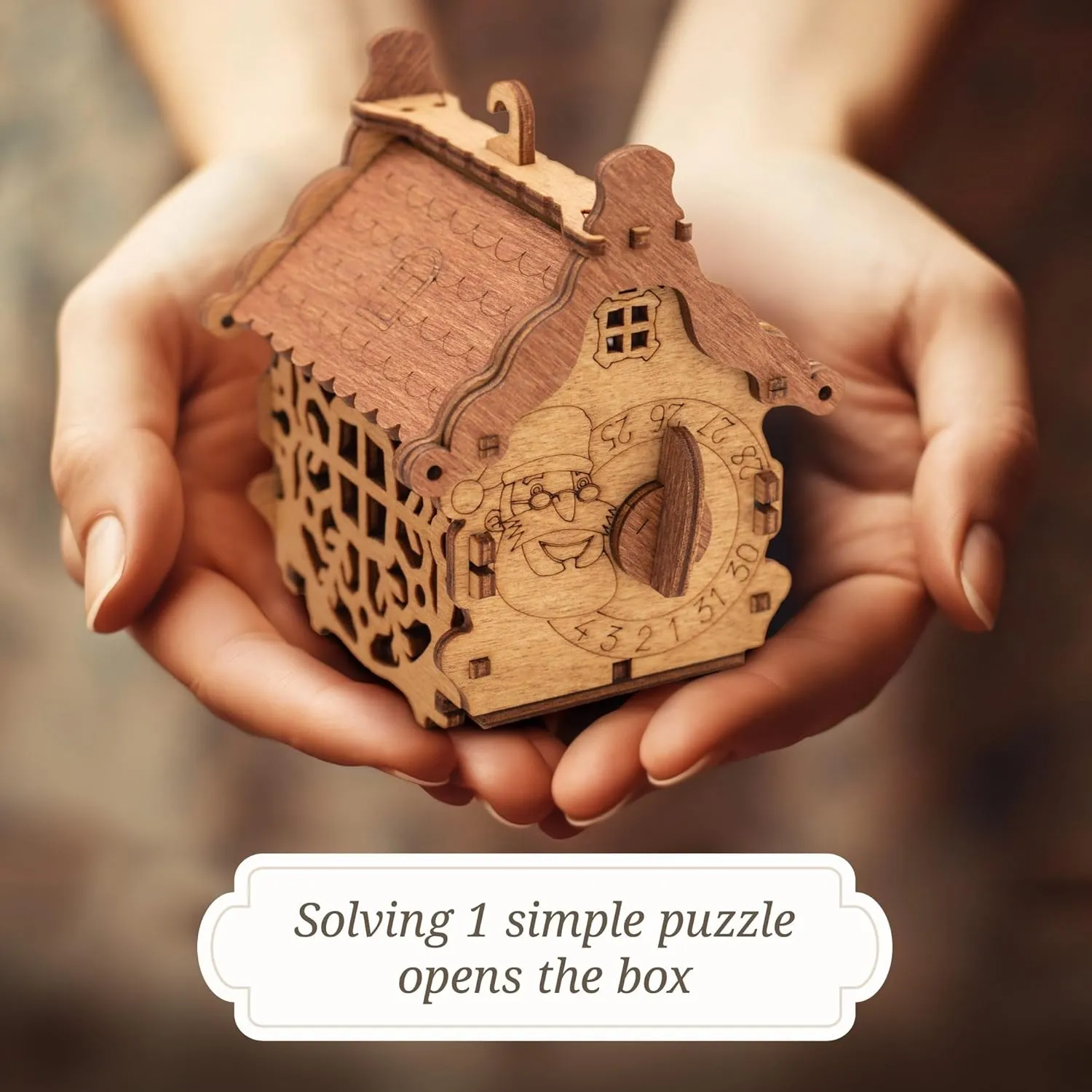 IDVenture New Year Tree 3D Puzzle Box with gift storage space
