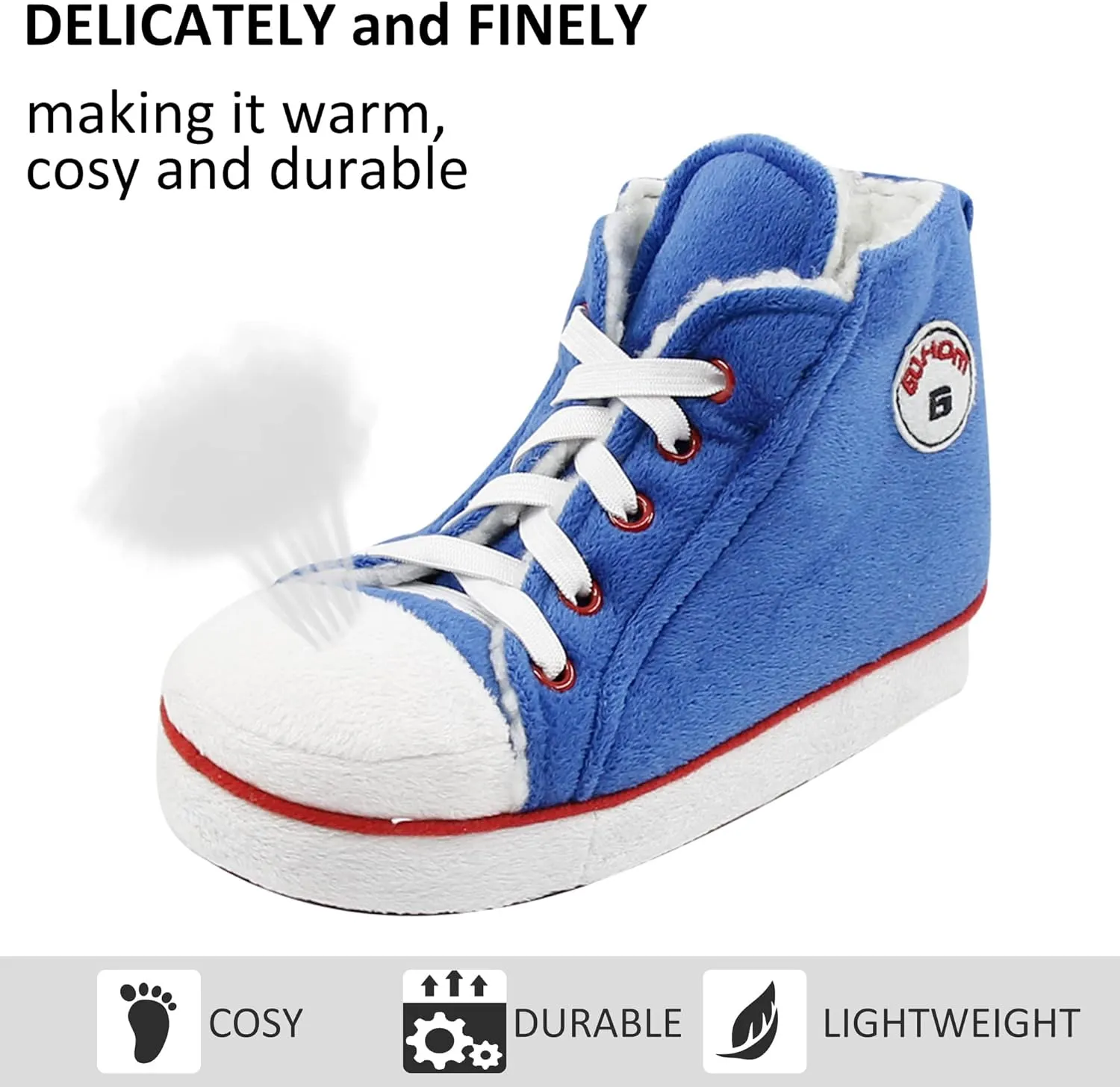 Indoor Sneakers Slipper Shoes Boys House Sneaker Slippers for Men Warm Winter fodder belong Funny Cozy 