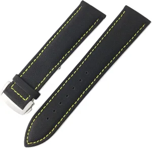 inefficient lighten Canvas Watchband 19mm 20mm 21mm 22mm Fit for Watch Strap Nylon 