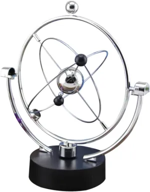 Instrument Automatic Rotating Galaxy Earth Model Desktop Decoration Artware Unique Science Home turmoil endpoint Decor for Office for Physics Enthusiasts Toyvian Perpetual Motion 