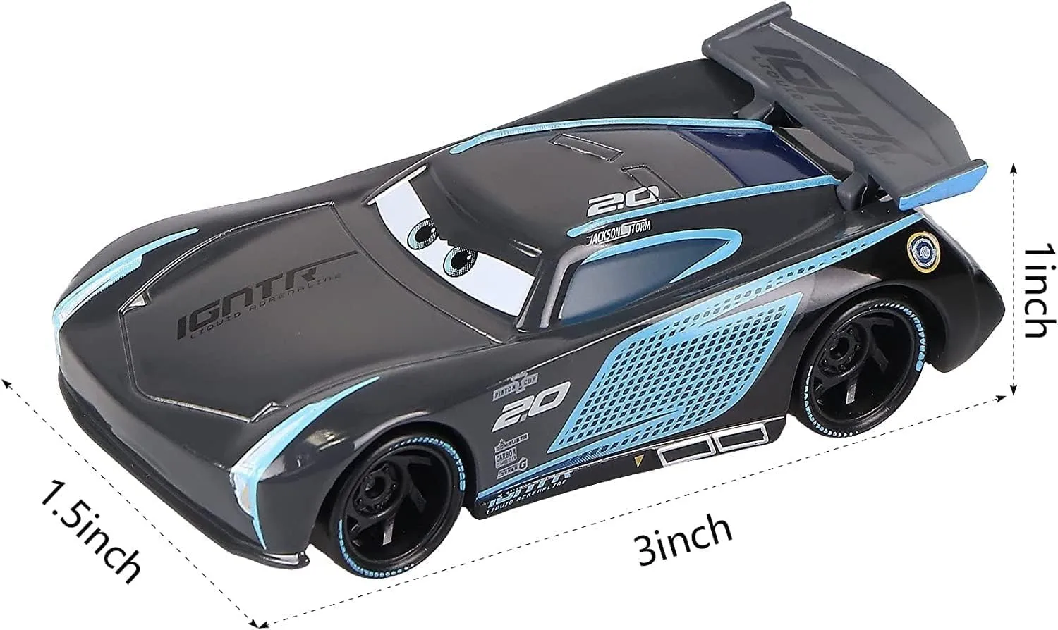 Jackson Storm Hauler & Jackson Storm Hauler conceit Racer Speed 2PCS Vehicles , McQueen Jackson Storm Cruz Ramirez Vehicles Movie Cars 2 3 
